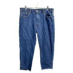 Levi's 550 デニムパンツ W44 リーバイス リラックスフィット ビッグサイズ インディゴ コットン 古着卸 アメリカ仕入 2502-862