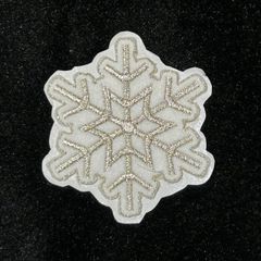 ★刺繍シール／ステッカー★　クリスマス　雪の結晶１