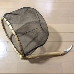 新作AB級　渓流タモ 吉田漁網3mm目手すき網付(径27C)No.42732AB