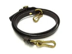 ■美品■ COACH コーチ レザー バッグ用 ショルダーストラップ 肩掛け 斜め掛け レディース ダークブラウン系 GA0640