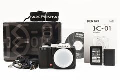 [シャッター数：858回]ペンタックス PENTAX K-01 ブラック×ブラック [美品]