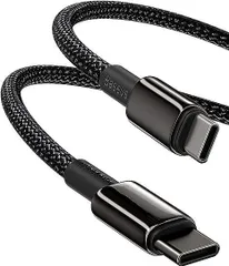 A-85 Baseus USB-C to USB-C ケーブル 【PD対応 100W/5A 急速充電 亜鉛合金採用 ナイロン編組 高耐久 頑丈 断線防止 絡まないデザイン】 TypeC ケーブル 480Mbps データ転送 QC/PPSなど対応 (2M)