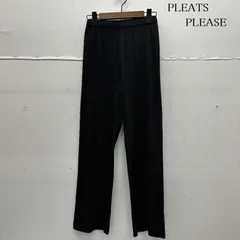 Pleats please プリーツプリーズ　ストレートパンツ　サイズ2 PLEATS PLEASE プリーツプリーズ イッセイミヤケ 細プリーツ