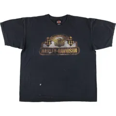 古着 ハーレーダビッドソン Harley-Davidson 鷲柄 イーグル柄 モーターサイクル バイクTシャツ メンズXL相当/eaa546703
