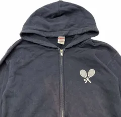 TOMMY HILFIGER ☆ ILLUSION 薄手 スウェット ジップアップ パーカー ネイビー M テニス スポーツ ストリートトミーヒルフィガー■FB73