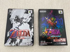 ゼルダの伝説 時のオカリナ　ムジュラの仮面      NINTENDO 64　２点