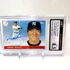 2022 Topps Clearly 松井秀喜 Hideki Matsui 直筆サインカード /99 Yankees