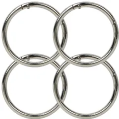 【在庫処分】50mm 丸型カラビナ サークルカラビナ フック キーホルダー MagZen 丸カン キーリング