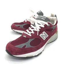 【倉吉店】 中古 NEW BALANCE | ニューバランス スニーカー MR993BU レッド 【126】