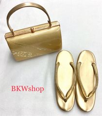 ⭐️新品 佐賀錦 礼装用草履バッグ 波模様 ゴールド D - メルカリ