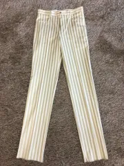 Paul Smith イエローグリーン ストライプ パンツ 新品