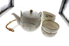 【未使用】香蘭社 リンドフィールド 茶器セット 急須 湯呑み 茶器揃