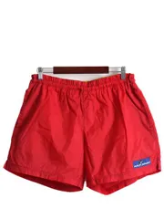 【お得なクーポン配布中!】 90s ポロスポーツ ラルフローレン ナイロン ショートパンツ L スイム 赤