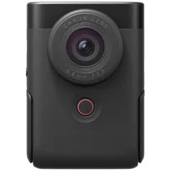 【中古美品】Canon PowerShot V10(黒)　レンズカバー付き 楽天市場】【送料無料】 キヤノン PowerShot V10 シルバー