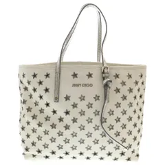 JIMMY CHOO (ジミーチュウ) サシャ パンチングスター レザー トートバッグ ホワイト レディースのサムネイル