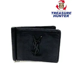 【新品未使用】YSL ブラックレザー マネークリップ 2025年最新】Saint Laurent メンズ マネークリップの人気