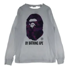 A Bathing Ape 長袖カットソー 紫 A BATHING APE（Tシャツ(長袖/七分)）のフリマアイテム一覧