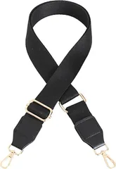 【在庫処分】[Vitalux] ショルダーベルト バッグ用ストラップ 付け替え用 調節可能 幅広太め コットンPUレザー ナスカン付き 斜め掛け ショルダー紐 無地 レディース バッグベルト 交換用 ショルダーバッグ DIY スペアストラップ