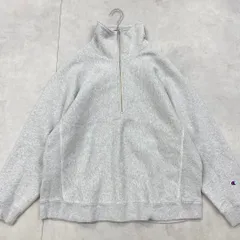 monkey time × champion　モンキータイム × チャンピオン　ハーフジップ　ハイネック　スウェット　トップス　リバースウィーブ　メンズ　L