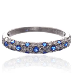 指輪 レディース アウイナイト リング プラチナ ダイヤモンド Pt950 パヴェ 刻印入り 鑑別書付き 日本製【人気アイテム】【アクセサリーマート/メルカリShops店】