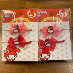 キッズ用　マイメロ　ヘアゴム　2色入り　2セット
