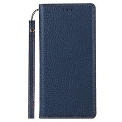【迅速発送】Elick Galaxy S10 SC-03L SCV41 ケース 手帳型 高級牛革 ギャラクシー S10 ケース 手帳型 本革 マグネット式 スタンド機能 カード収納 ストラップ付き Galaxy S10 ケース 手帳型 カバー ブルー