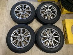 【2502016】スタッドレス Strategy RX 16インチ 6J +45 PCD100 4H + TOYO OBSERVE GARIT GIZ 195/65R16 2021年 7.5mm ライズ ロッキー レックス 等