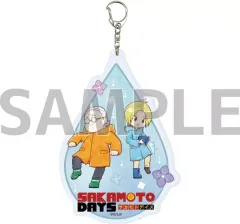 【新品】キーホルダー 11.坂本太郎＆朝倉シン(梅雨ver.) グラフアートイラスト デカアクリルキーホルダー 「SAKAMOTO DAYS」