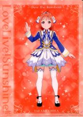 [중고] 클리어 파일 타카미 치카 미니 클리어 파일 [러브라이브! 선샤인!! The School Idol Movie Over the Rainbow] 오리지널 3주 콤보 세트 특전