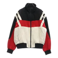 SAINT LAURENT PARIS (サンローランパリ) 22SS シルクテディジャケット トラックジャケット 664170 Y2D60 レッド/ホワイトのサムネイル