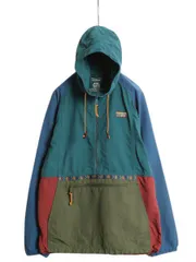 【お得なクーポン配布中!】 エルエルビーン ナイロン アノラック パーカー ジャケット メンズ M 古着 LLBEAN ジャンパー プルオーバー ハーフジップ マンパ パッカブル