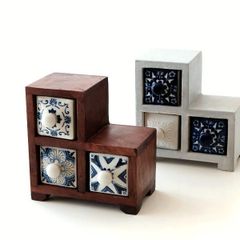 アジアンテイスト♫ ミニチェスト 小物入れ ハンドメイド品 - メルカリ