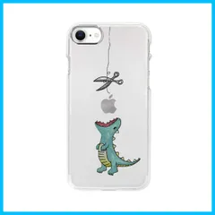 【★数量限定★】[AKAN] iPhone SE (第3世代 / 2022年) ケース ソフト クリアケース はらぺこザウルス グリーン (エイカン) アイフォン カバー 落下防止 ストラップホール付き ワイヤレス充電対応 4.7インチ iPhone SE (