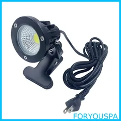 【新着商品】防雨 防水型 led クリップライト 7W 630lm コード長3m led ライト スポットライト 屋外 照明 看板用 店舗 電気スタンド デスクスタンド アームライト ピッコロライト アウトドア エクステリアライト (電球色7W)