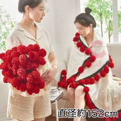 \新規 500円クーポン利用/   [完成品]  れないお花 編み物 大きなバラの花束 枯れない花 ニットブーケ あみぐるみ ブーケ 152CM 花の毛布 毛糸 手作り 造花 母の日 父の日  記念日 卒業式 成人式 プレゼント 引越し贈り物 オフィス 昼寝