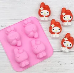 サンリオ マイメロディ シリコンモールド 型抜き お菓子作り チョコ型バレンタイン ホワイトデー クリスマス 誕生日 冬休みのサムネイル