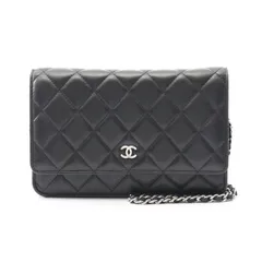 シャネル CHANEL ショルダーバッグ マトラッセ AP0250 ブラック ラムスキン（羊革） マトラッセ チェーンウォレット レディース Used A