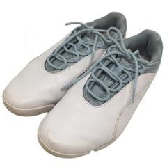 ★SALE10％OFF★プーマ ゴルフシューズ 白×ライトブルー スパイクレス 188668 03  メンズ 25 ゴルフウェア PUMA