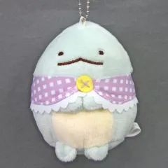 【中古】キーホルダー・マスコット(キャラクター) B.とかげ ボールチェーン付きチェックケープぬいぐるみ 「すみっコぐらし」