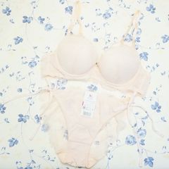 wacoal Lucest　ワコール　ルーチェスト　ブラジャー　ショーツ　ブラ＆ショーツ　C75　Lサイズ　花柄　刺繍　バストメイク　ボディメイク