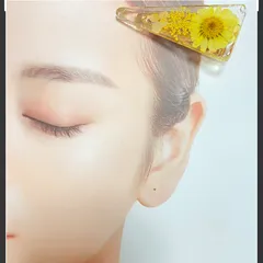 再販✨艶ヘアピン✨バレッタ　押し花　レジン　ハンドメイドNo.103