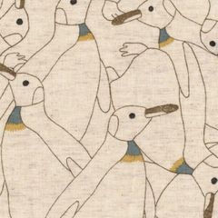 コットンこばやし　綿麻シーチングプリント（綿85％　麻15％）112cm巾x100cm　ハンドメイド　チュニック　ブラウス