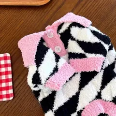 デザインピンクトップス　犬服