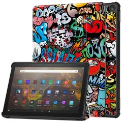 新品 Gosento For Fire HD 10 2023 ケース New Fire HD 10 / 10 Plus 第13世代 スタンド機能付き 開閉式三つ折薄型スタンドケース PUレザー Fire HD10 2023 カバー (TY)のサムネイル
