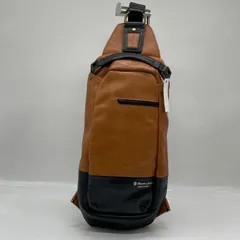極美品✨マスターピース MSPC ボディバッグ ブラウン レザー master-piece マスターピース MSPC ボディバッグ フロントパック