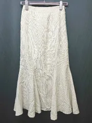 ◇ ◎ ●未使用● ⊂ FREE'S MART フリーズマート チェック ロング丈 マーメイド スカート サイズS ベージュ レディース P  【1409090040986】