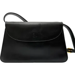 Giorgio Armani ジョルジオアルマーニ ショルダーバッグ レザー ブラックのサムネイル