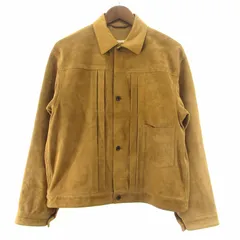 コモリ COMOLI 18SS M01-01003 TYPE-1st シープスキン スエード レザー ジャケット M01-01003 2 ブラウンのサムネイル