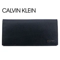 カルバンクライン Calvin Klein 長財布 二つ折り財布 ギフトボックス付き CK メンズ レザー 本革 札入れ 小銭入れあり ウォレット ブラック 人気 31CK190005