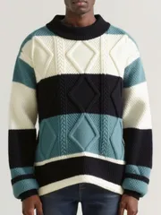 メンズ カジュアル セーター 無地 長袖 ニットトップス ラウンドネック おしゃれ 普段着 オールシーズン対応